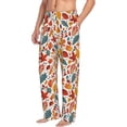 thumbnail image 6 of Hirioo Colorful Maple Leaves for Men's PJ Pajama Pants Sleep Pants Men's Home Trousers with Pockets,S-3XL-Small, 6 of 6