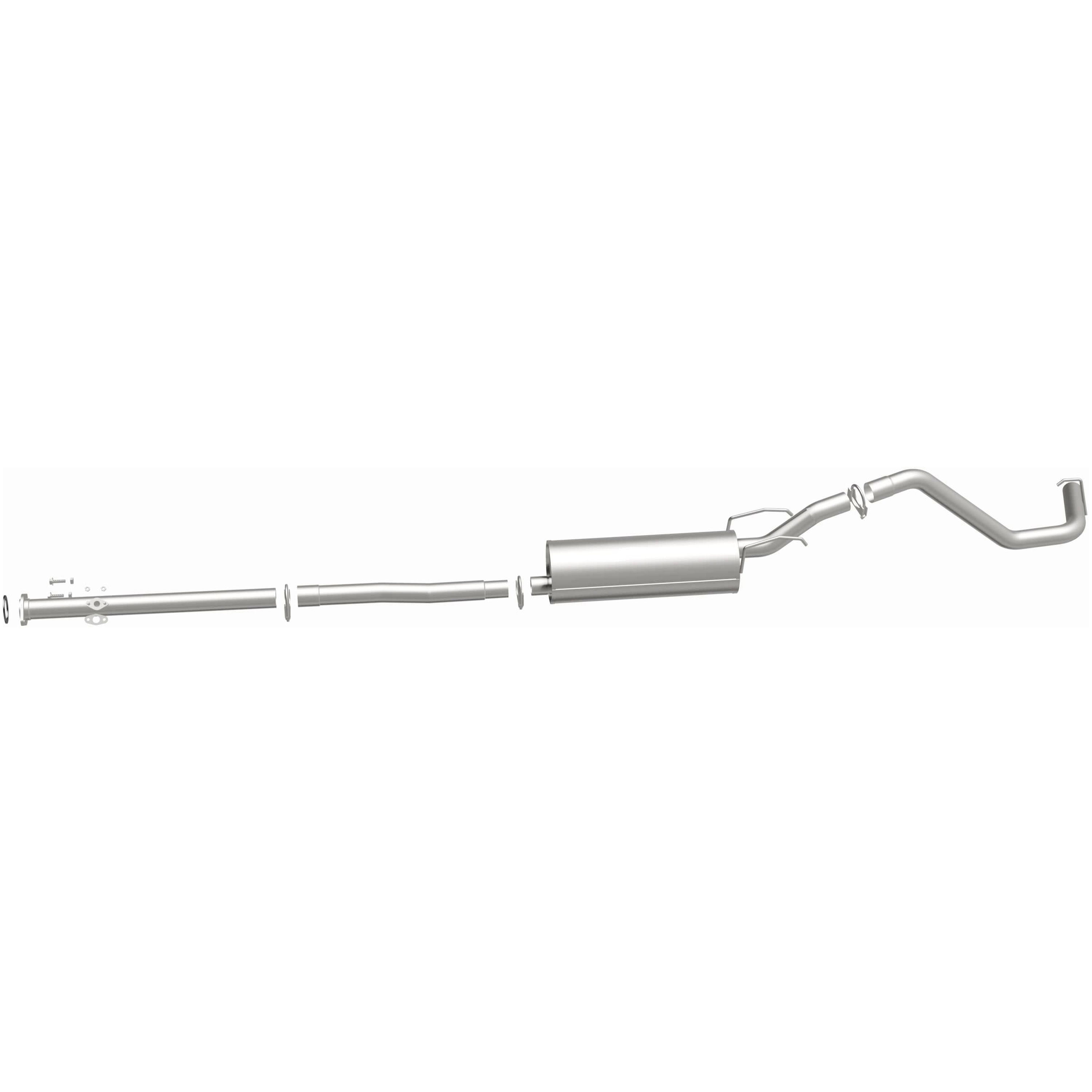 BRExhaust OE Replacement Exhaust System Kit 106-0240: Compatible with 1995-2000 Toyota Tacoma 2.7L