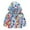 00#Light Blue1258, variant on Infant Girl's Spring Waterproof Floral Printed Rain Jacket Long Sleeve Hooded Outdoor Outerwear Coat