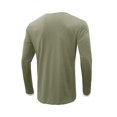 thumbnail image 3 of Sunloudy - Camisetas informales para hombre, cuello redondo, manga larga, cuello redondo, cierre de botones, escote Sunloudy S M L XL XXL, 3 of 7