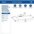 thumbnail image 3 of Streamline 30 in. Cassino Ductless Undermount 165 CFM Range Hood in Brushed Stainless Steel with Mesh Filters, Push Button Control, LED Lights, 3 of 9