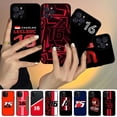 thumbnail image 2 of Funda de teléfono Charles Leclerc 16 F1 para IPhone 15 14 13 12 Mini 11 Pro XS Max X XR SE 6 7 8 Plus, funda de silicona suave, 2 of 5