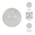thumbnail image 4 of Decorative Crystal Orb Ball for Home Decor - Ornament Sculpture for Bathroom, Office Desk, and Living Room Decor - Accessory for Shelf Accent and Cofffe Table Display - 3", Clear & Frost, 4 of 12