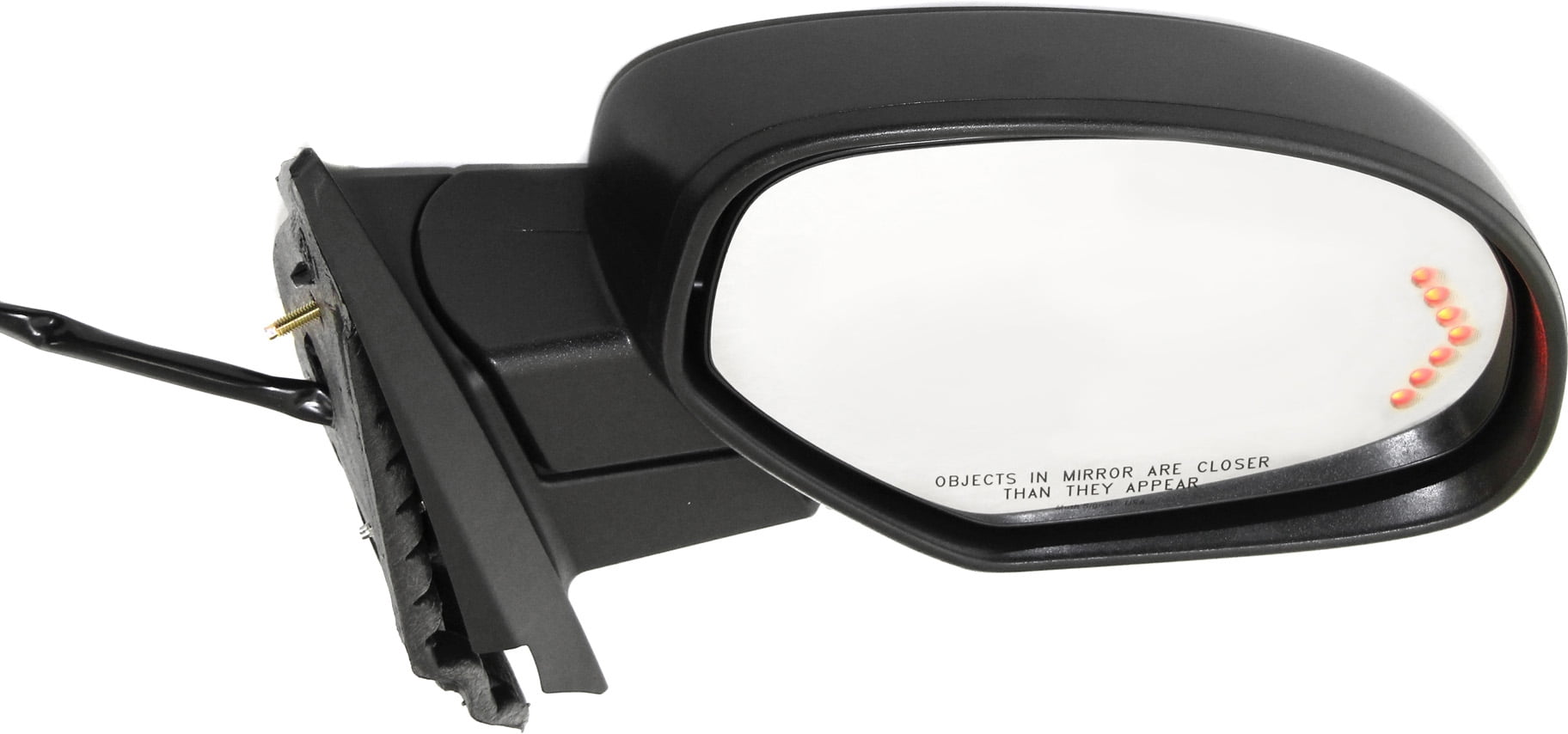 Kool Vue Right Passenger Side Mirror ,Heated In-glass Signal Light 1 Paintable and Textured