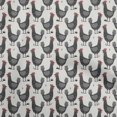 thumbnail image 1 of oneOone Cotton Poplin Pastel Gray Fabric Rooster Cock Sewing Fabric By The Yard Printed Diy Clothing Sewing Supplies 56 Inch Wide-V2, 1 of 6