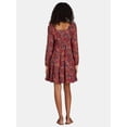 thumbnail image 2 of Time and Tru Women's Square Neck Mini Dress, 2 of 4