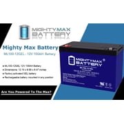 12V 100AH GEL Battery Replaces Goal Zero Yeti 1250 Solar Generator