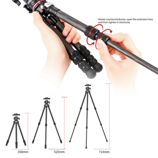 Ulanzi MT-21 136.9cm/ 53.9in Portable Photography Carbon