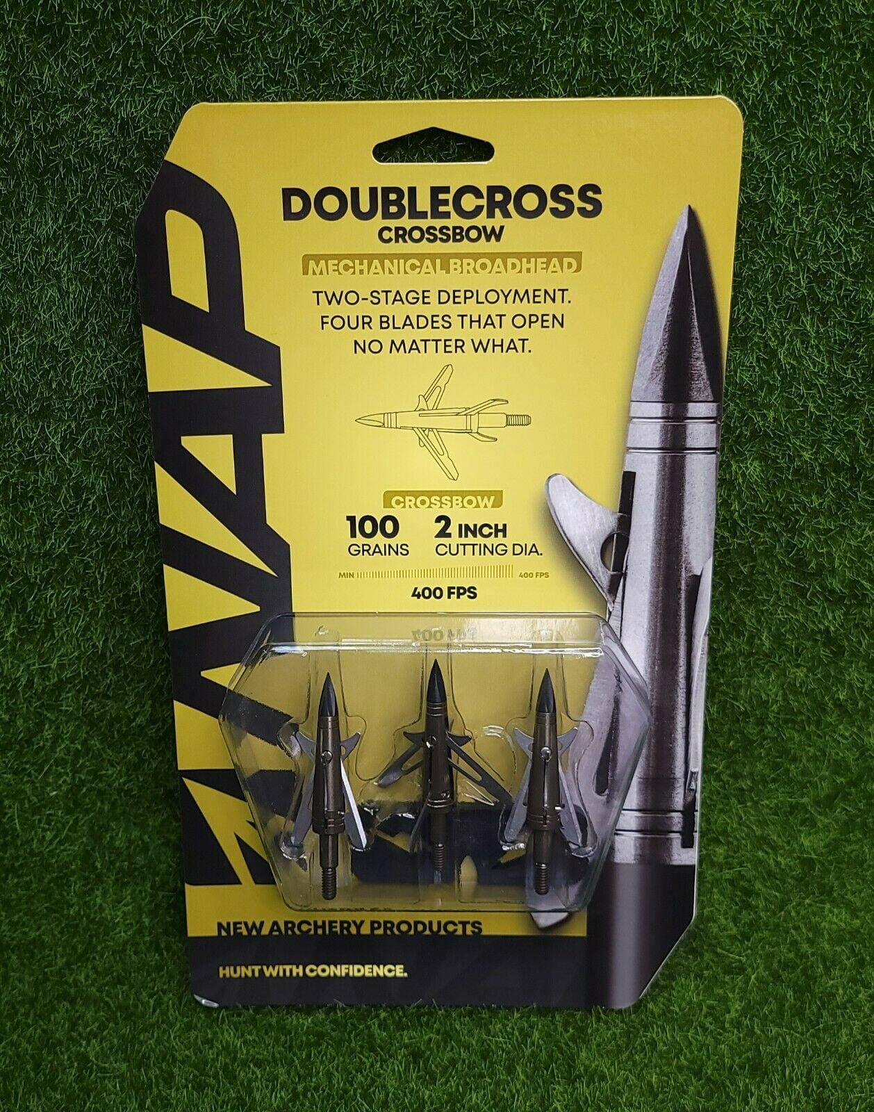 3 Pk. Archery Products 60-697 Nap Spitfire Broadheads Crossbow 125 Gr 