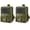 2 Pack-Army green, variant on Compact and practical smartphone case bag - compact waterproof EDC organizer