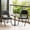 black, variant on 6 Pack Black Folding Chairs - Leather Padded, Steel Frame, No Tools Required, Portable Stackable for Dining/Parties/Office