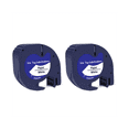 thumbnail image 1 of 2 Pack Compatible Label Tape Replacement for Letratag Black on White Plastic Label Tape for LetraTag Label Maker, 1 of 6