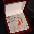 thumbnail image 6 of To My Girlfriend Out of Habit Infinity Knot Necklace Message Card, 6 of 17