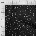 thumbnail image 2 of oneOone Polyester Spandex Black Fabric Abstracts Dress Material Fabric Print Fabric By The Yard 56 Inch Wide, 2 of 4