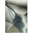 thumbnail image 3 of SAFAVIEH Hollywood Celandine Abstract Area Rug, Grey/Teal, 5'3" x 7'6", 3 of 7