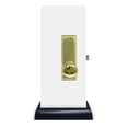 thumbnail image 2 of Vestibule Mortise Keyed Lockset - Always Locked - Right Hand - Polished Brass US3 Finish - 2-1/2" Backset - 2 SC1 Keys, 2 of 5
