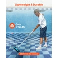 thumbnail image 6 of VEVOR Pool Brush Head, 20 Inch Scrub Brushes with Nylon Bristles and Aluminum Pole Connector, Heavy Duty Curved Brush Head for Cleaning Inground/Above Ground Swimming Pool Walls, Pole Not Included, 6 of 9