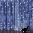 thumbnail image 4 of Window Curtain String Lights, 300 LEDs, 8 Lighting Modes, Copper Fairy Lights with Remote Control, USB Powered, Waterproof for Christmas, Bedroom, Party, Wedding, Home, etc., 4 of 5