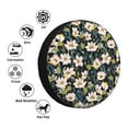 thumbnail image 4 of Naloa Flowers PVC Leather Spare Tire Wheel Cover for Car Truck SUV Camper Trailer Universal Fit many size14 inch, 4 of 6