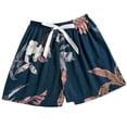 thumbnail image 1 of Pantalones de Cintura Elástica para las Mujeres Color Sólido de Cinco Puntos Pantalones Cortos de Pijama Casual Casa Cintura Elástica, Pantalones Cortos de Cintura Elástica Mujeres, 1 of 5