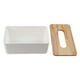 thumbnail image 2 of Caja de Pa?uelos Faciales Funda de Servilleta Caja de Bambú Extraíble/Caja de Pa?uelos Organizador de Almacenamiento para Oficina En El Hogar(Rectangle) EOTVIA NO, 2 of 4