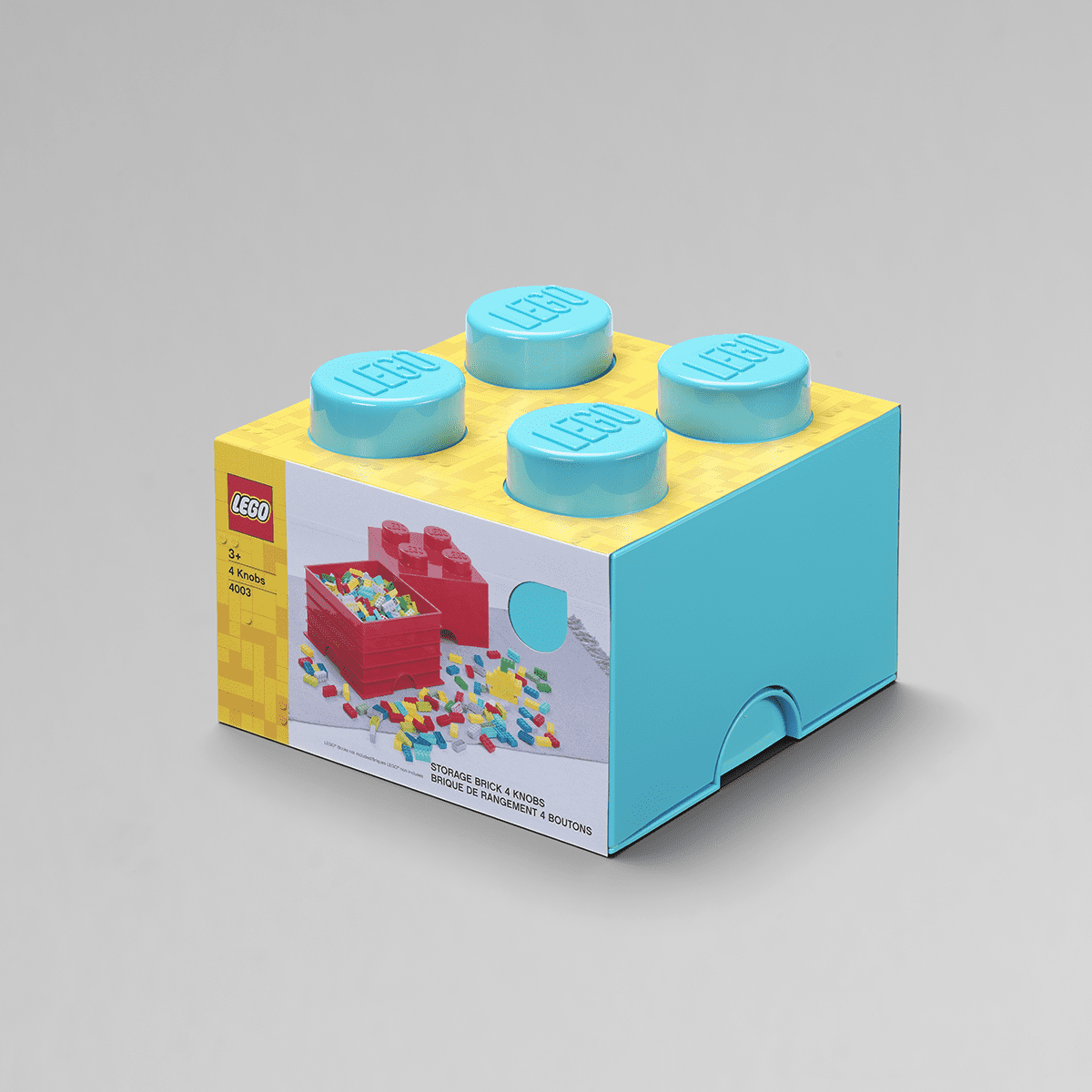 LEGO Storage Brick 4, Medium Azur