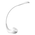 thumbnail image 1 of Lámpara de escritorio LED Luz flexible de la tabla de cuello de cisne con 3 niveles de atenuación con puerto de carga USB para la oficina de dormitorio (blanco), 1 of 4