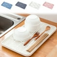 thumbnail image 1 of Large Rectangular Soap Box with Removable Tray - 2-Tier Soap Holder for Multiple Soaps, Sponges & Brushes, Drain Holes Keep Soap Dry for Bathroom or Kitchen Sink, 1 of 6