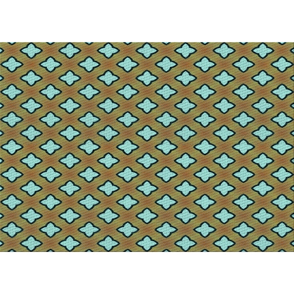 Ahgly Company Machine Washable Indoor Rectangle Transitional Red Brown Area Rugs, 2' x 4'