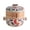 Small Flowers, variant on Japanese Casserole Pot With Bamboo Steamer Basket, Nonstick Earthenware Ceramic Clay Steam Stew For Kitchen Cooking