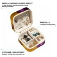 thumbnail image 2 of Thanksgiving Grapes Portable Square Jewelry Box Earrings Necklaces Bracelets Organizer for Girls and Women, 2 of 6