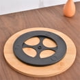 thumbnail image 5 of Rotating Trays for Table,12 inch Bamboo Rotating Spice Rack,Wooden Turntable Organizer for Kitchen Pantry Countertop Table,Round Non-Skid Turntable Tray for Salt Pepper Spices and Olive Oil, 5 of 8