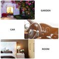 thumbnail image 3 of IDEANATEGRATE 1Ud Colgante De Transparente Con Flor De Cristal Para Interior, 3 of 8