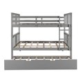 thumbnail image 5 of Gray Double Full Size Over Twin Trundle Bunk Bed, 5 of 8