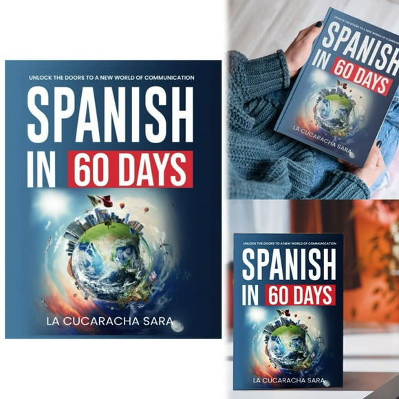 Present Spanish In 60 Days: The Language Learning Workbook To Help You Speak Just Like The Locals With Common Slang Words And Phrases Conversation And Grammar To Live By Makeup Organizers