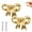 Golden:2 pcs, variant on Ikoopy Brass Bow Shape Cabinet Knob Gold Drawer Pull Decorative Bow Knob Cupboard Pull Handle for Home Kitchen Cabinet Hardware Cupboard Dresser Wardrobe and Drawer Handle 2 or 4 Pack