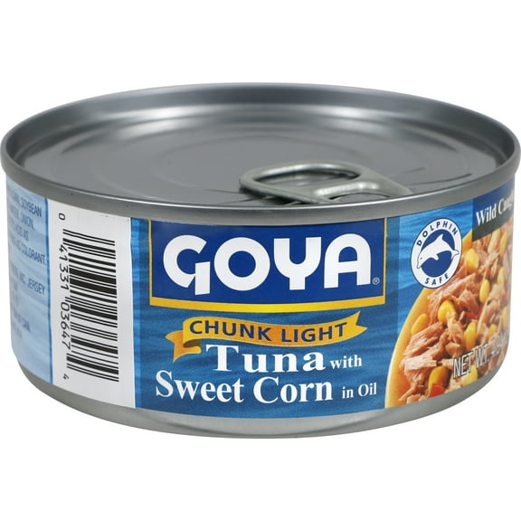 GOYA Chunk Light Tuna With Sweet Corn In Oil 4.94 Oz