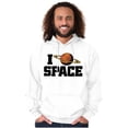 thumbnail image 5 of Saturn Love I Heart Outer Space Hoodie Sweatshirt Women Men Brisco Brands L, 5 of 6