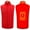 162 Red, variant on guisaled Heated Vest, Men Winter Lightweight Warm Heated Vests Full Zip Stand Collar Soft Shell Heating Jackets Outdoor Hunting Vest