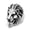 Silver, variant on Mens Lion Ring European American Design Titanium Steel Casting Band Lion Head Ring Jewelry Individually Packed