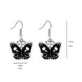 thumbnail image 3 of BNNG Halloween Witch Earrings For Women Halloween Skeleton Butterfly Shaped Earrings Silver Halloween Earrings Halloween Party Earrings For Women Earrings Humorous Halloween Earrings, 3 of 6
