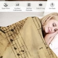 thumbnail image 3 of Orinice Snake Music Notes Treble Clef Warm Lightweight Blanket Soft Fleece Blankets Throw Blanket for Living Rooms Sofa Decor All Seasons Long-Lasting Blanket 40x50in, 3 of 6