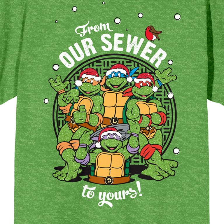 Bioworld Teenage Mutant Ninja Turtles - TMNT Group Apparel T-Shirt - Green, Infant Boy's, Size: Large