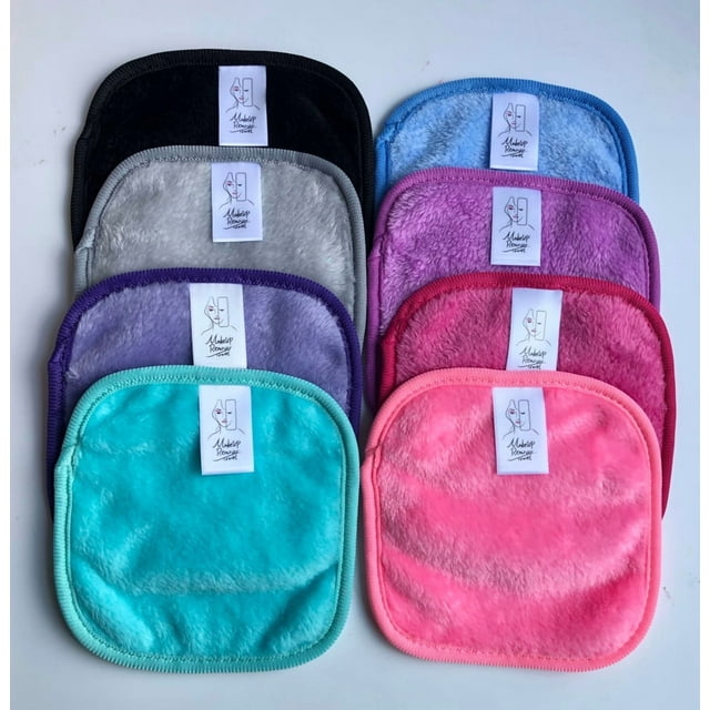 Toalla desmaquillante de microfibra reutilizable con agua, toalla desmaquillante para salón de belleza perezoso