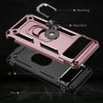 thumbnail image 6 of Designed for Google Pixel 9 Pro XL Case, Military Grade Protective Phone Case Cover with Enhanced Metal Ring Kickstand [Support Magnet Car Mount] Compatible with Google Pixel 9 Pro XL, Rosegold, 6 of 6