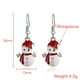 thumbnail image 5 of Pendientes navideños de botón, regalo de Navidad, joyería para mujer monigote de nieve, 5 of 9