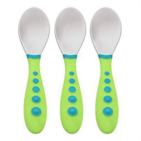 First Essentials by NUK Kiddy Cutlery Spoon Set, color may vary, 3pk