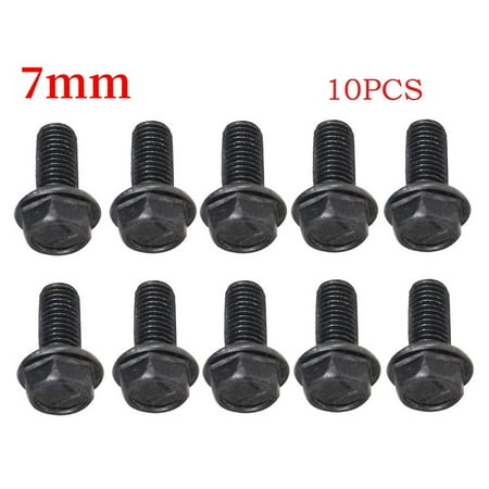

10 Pcs Saw Blade Screw M8 M7 M6 Left Hand Thread Hex Flange for Cutting Machine