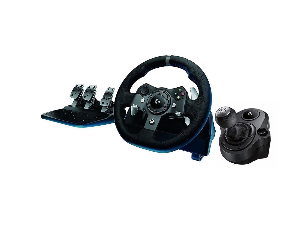 Dynamics strubehoved Alvorlig Logitech G920 Dual-motor Feedback Driving Force Racing Wheel + Responsive  Pedals for Xbox One + Logitech G Driving Force Shifter Compatible with G29  and G920 for Playstation 4, Xbox One and PC -