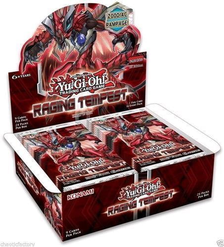 Raging Tempest Unlimited Edition YuGiOh 2x Sealed Packs 